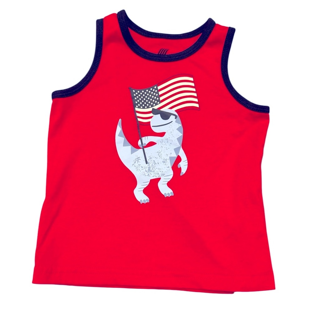 Toddler Tank Top 🇺🇸🦖